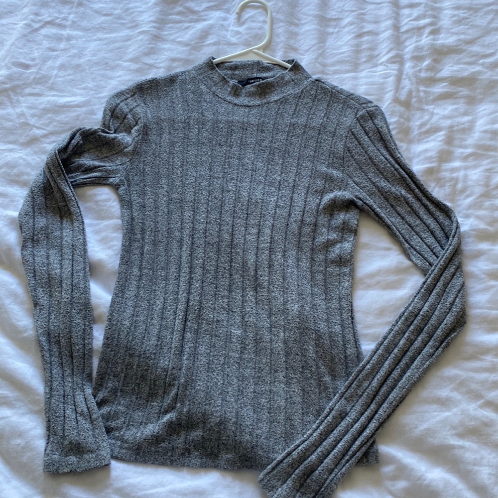 Mock neck long sleeve